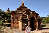 Old Bagan Myanmar. Temples near the Thatbyinnyu. 